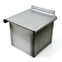 큐브 식빵팬 단면코팅 95mm 식빵틀 홈베이킹도구 풀먼 정우공업사, 1개