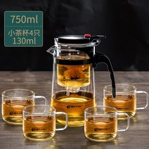 티머그 차주전자 차망 여과기 티포트 티엔시포 찻잔 분리 사무실 필터링 유리다기 컵 개인용, 옵션1