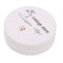 무선 센서 물 오버 플로우 감지기 누출 알람 경고 경고 홈 보안, 하얀색, 1개