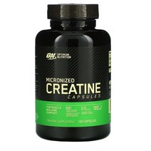 Optimum Nutrition 옵티멈 뉴트리션 크레아틴 일수화물 캡슐 Micronized Creatine Capsules 100개 200개, 2병, 100개입