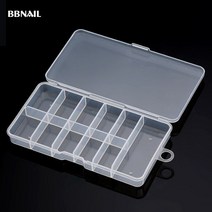 BB 네일박스 파츠케이스 네일팁10칸케이스, 1EA