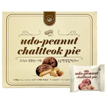 우도땅콩 초코 찰떡파이 12p, 258g, 9개