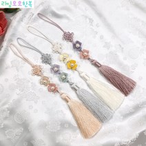 아동 한복 소품 전통 노리개 작은 진주꽃 여아 아기 한복 장신구 NR004