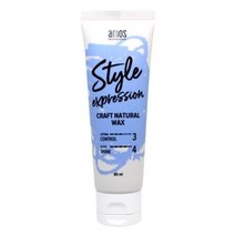 아모스 스타일익스프레션 크래프트 내추럴왁스 80ml / 산뜻한 사용감과 유연한 홀딩력, 아모스 크래프트 매트왁스80ml