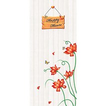 데코미 실사출력 현관문시트지, MO-010A (화이트)