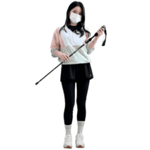 트렌드플러스 초경량 등산스틱 6색상 접이식 등산용지팡이, 하늘