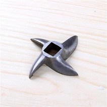 고기슬라이서 업소용 가정용 육절기 절단기 고기 분쇄기 수동 스테인레스 스틸 원형 블레이드 크로스 부품 부품고기 글라인더, 10th machine blade