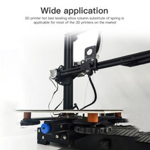 4개 실리콘 열 침대 레벨링 Creality Ender3 3S 3 Pro V2 CR10 10S 10 미니 3D 프린터 부품