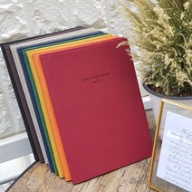 일상한조각 a5바인더 바인더 리갈패드바인더 10컬러, 블랙