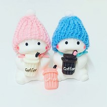 호두마루샵 돌답례품 웨딩답례품 단체선물 털모자커피잔지방이석고방향제 석고방향제/오퓨저, 블루)클린코튼, 3D