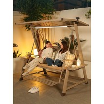 그네 의자 야외 테라스 파티오 흔들 마당 유럽 정원, B