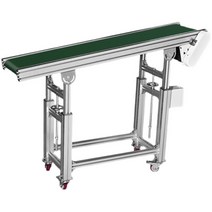 산업용 컨베어벨트 창고 상하차 레일 소형 공장 운반 콘베어 롤러 물류 식품 이동식, (평행형) 길이 1m, 300mm