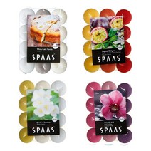 [홈앤하우스] 티라이트 향초 24개 다색 플릿팩 SPAAS, 상세설명 참조, 베리칵테일, 상세설명 참조