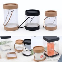 투명 선물포장 상자 방향제박스 이쁜선물상자 예쁜선물박스, 사각 9x15cm 브라운