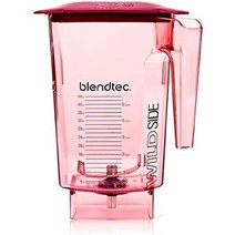 블렌텍 초고속 블렌더 믹서기 Blendtec 40.637-62 Red WildSide+ 용기, 기본