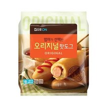 청정원 쫀득쫀득 오리지널 핫도그 냉동 10개입 육즙 어린이간식 750g 가정간편식 자취음식, 4세트