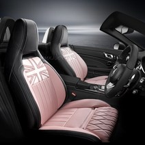 자동차방석 미니 쿠퍼 F 시리즈 카시트 커버 쿠션 5 석 사계절 시트 지지대 F60 F56 F55 F54 F57, 20.Pink B - for F54