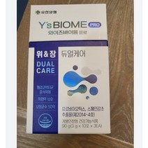 유한 와이즈바이옴 프로 듀얼케어 3g x 30포 프로바이오틱스 위점막보호 1개, 유산균