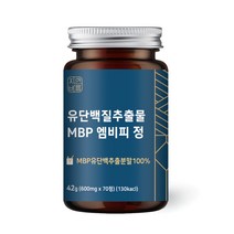 자연바름 유단백추출물 MBP 엠비피 정 보스웰리아 우슬 아연 마그네슘 엔, 70정 x 1개