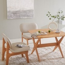 한샘 포레 릴렉스 리빙다이닝 2인 식탁세트(의자2포함) DIY, B형: 그레이(B)