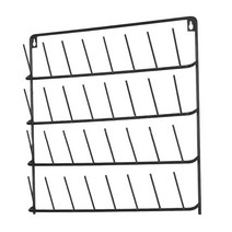 32-스풀 재봉사 랙 벽걸이형 재봉 홀더 다리미 정리함, 블랙, 철