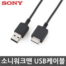 3COM 소니 워크맨 NW-A55/NW-A56/NW-A57 전용 USB케이블, 1개, 100cm