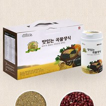 밀그린 오행생식 맛있는 곡물 생식 세트, 1세트(3통)