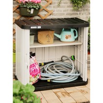 DIY 실외 베란다장 수납함 슬라이드수납함, 1 조각, 2층 높이 80cm 800V