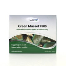 뉴질랜드 헬스업 초록홍합 7500mg 60캡슐 리프리놀 허리통증다리저림
