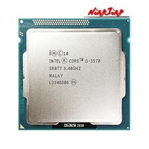 인텔 코어 i5-3570 i5 3570 3.4 GHz 쿼드 스레드 CPU 프로세서 6M 77W LGA 1155, 없음
