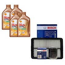 아반떼AD 1.6 LPI 쉘 힐릭스 울트라 0W40(4L)/SP 보쉬 필터 엔진오일세트 1182-2655