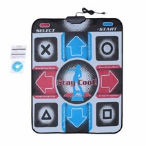 오락실펌프 오락기 가정용 DDR 펌프 게임 기계 춤추는 다이어트댄스 패드 댄스 단계 댄스 매트 패드 패드 댄서 담요 장비 혁명 미끄럼 방지 발 인쇄 매트 와 4, 협력사, 한개옵션1