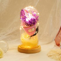아르띠콜로 사라 led 꽃 무드등, 보라