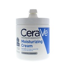 CeraVe 모이스처라이징 크림 각 473.2ml(16온스) (4개 밸류 팩), 1.18 Pound (Pack of 2)