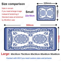 드로잉패드 액정타블렛아름 다운 페르시아어 카펫 디자인 키보드 매트 큰 작은 XL S 확장 Mousepad HD 인쇄, 11 BSDT-009_08 900x400x2mm
