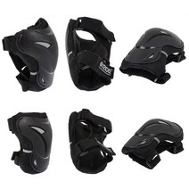 스케이트보드 인라인 보호장비 세트 자전거 전동 킥보드 무릎 손목 팔꿈치 보호대 스노라이드