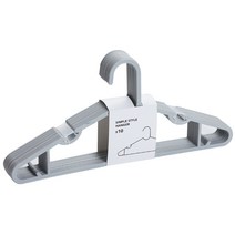 공장 직판 미끄럼 방지 옷걸이 옷걸이 다용도 옷걸이 플라스틱 옷 바지 가정용 빨래건조대 10개, 회남색