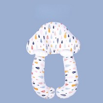 머리 형성 베개 고정 관념 수면 안전 유물 진정 및 수정, 화이트-b 45x68cm