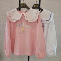 신디키즈 23년 봄 신상품!! 달꼼 체크 세트 스커트와 같이 입으면 기분까지 좋아지는 코디가 필요없는 상하세트~~ 달꼼 체크 세트 상의 CIMS23201 - 7954