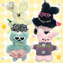 메이리앤 15mm 20mm 공예용 모루 인형 만들기 키링 재료 DIY 부자재, 05.뽀글모루 모카, 1개