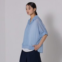[나인웨스트] ○ 썸머 블루종 블라우스