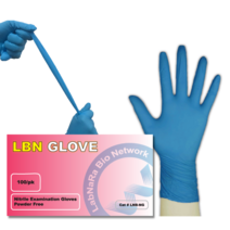 LBN 일회용 천연합성고무 니트릴 글러브 100매 S Small, 소(S), 1팩