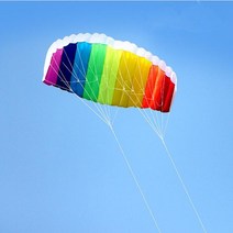 낙하산 로프 패러글라이딩 체육용낙하산무료 배송 듀얼 라인 파워 연 비행 Parafoil 스포츠 해변 스턴트 공, 01 150cm Kite
