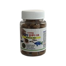 (ABM도매콜) 프리미엄 피쉬탭 부착형 열대어 사료60g, 상세페이지 참조
