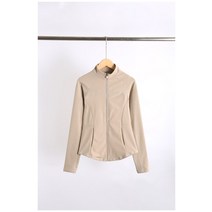 승마 자켓 긴팔 티셔츠 봄 가을 레이디 탑 의류, 01 Light Khaki_04 XL