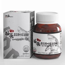 일품 콘드로이친 1200mg 저분자 상어연골 분말 91% 고함량, 60정, 4개