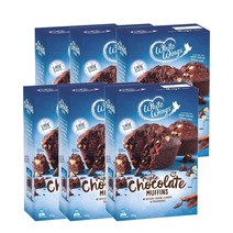 화이트윙스 머핀 믹스 트리플 초콜릿 550g White Wings Muffin Mix Triple Chocolate, 6팩