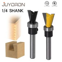 1pc 14 도 12 도브테일 라우터 비트14 생크 목공 커터 목공 도구용 장부 커터, [03] 2pcs