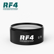 수동 RF4 WD165 삼안 스테레오 줌 바로우 카메라 렌즈 유리 용 0.5X 0.48X 보조 현미경, 03 0.7X