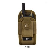 퍼네스 무전기파우치 몰리 밀리터리, 브라운